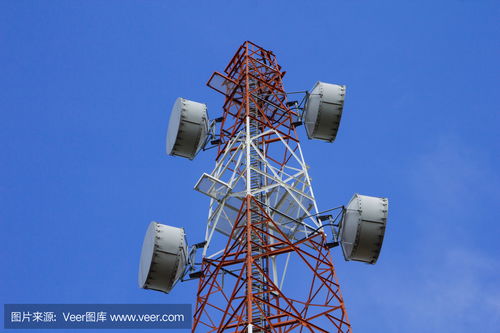有蓝天的天线antenna with blue sky photo